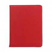 iPad 2/iPad 3/iPad 4 360-graders roterande fodral - röd