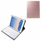 iPad 2, iPad 3, iPad 4 Foliofodral m. Löstagbar Tangentbord - Roséguld