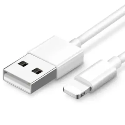 SiGN USB-A till Lightning Kabel 10W 2m - Vit