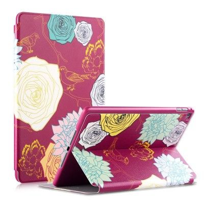 Devia Fodral till Apple iPad Air 2 - Magenta Blommor