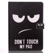 Plånboksfodral till iPad Air 2 - "Don't touch my pad"