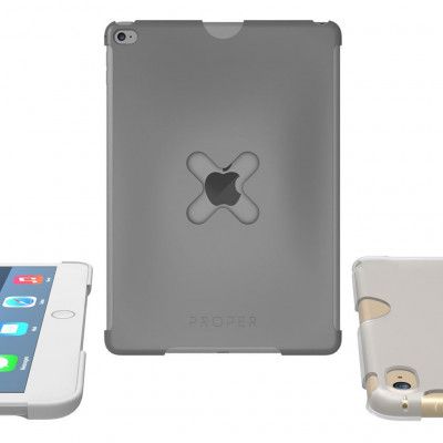Proper X Lock Skal till Apple iPad Air 2 - Vit