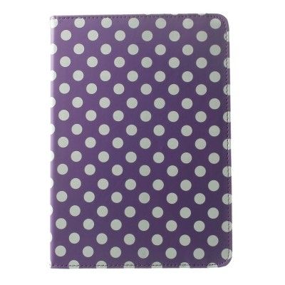Rotating Fodral till Apple iPad Air 2 - Polka Dots (Lila)