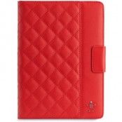 Belkin Quilted Cover fodral, iPad Air, stödfunktion, röd