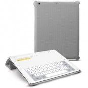 CellularLine Smart Case Grip, polyuretanfodral, iPad Air, stöd, grå