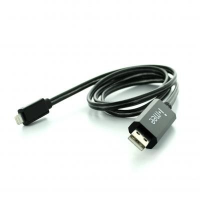 i-mee Beating Lightning Cable - Svart