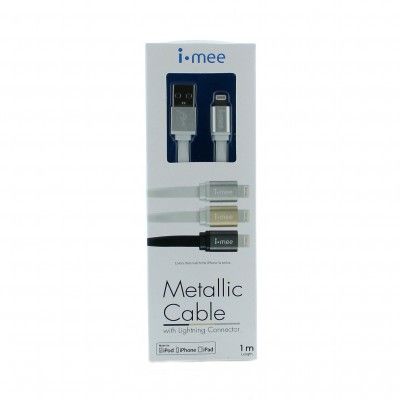 i-mee Metallic USB-Cable Lightning - Silver