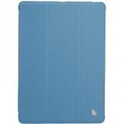 Jison konstläderfodral för iPad Air, stödfunktion, blå