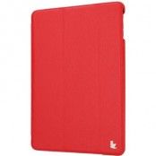 Jison konstläderfodral för iPad Air, stödfunktion, röd