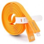 TakeFans trasselfri USB laddningskabel till iPhone 6/5S/5 (Orange)