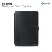 Zenus Masstige Neo Classic Diary till Apple iPAD Mini (Mörkgrå)
