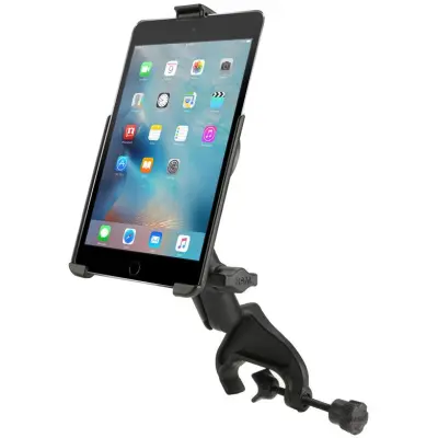 RAM Mount EZ-Roll'r Cradle with Yoke Clamp Mount (iPad mini 5/4)