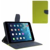 Mercury Fancy Diary Plånboksfodral till Apple iPad Mini/2/3 (Grön)