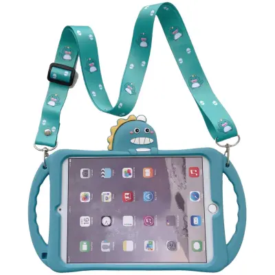Trolsk Kids Case with strap - Dino (iPad mini7/6)