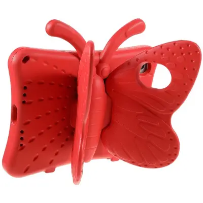 Trolsk 3D Butterfly Shockproof Case (iPad mini 7/6) - Röd