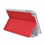 Embossed Stand Väska till Apple iPAD mini (Röd)