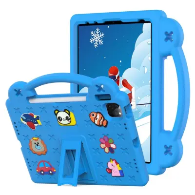 iPad Pro 11 (2018/2020/2021/2022) Skal EVA Kickstand Shockproof - Ljusblå