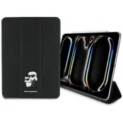 Karl Lagerfeld iPad Pro 11 (2024) Fodral Saffiano Magnetic - Svart