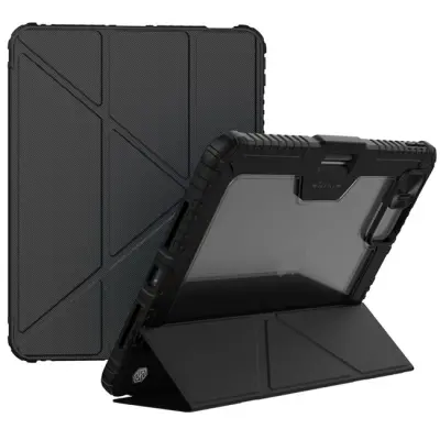 Nillkin iPad Pro 11 (2024) Fodral Bumper Läder - Svart