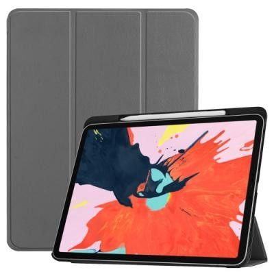 Tri-Fold Tablet Fodral till iPad Pro 12.9 (2018) - Grå