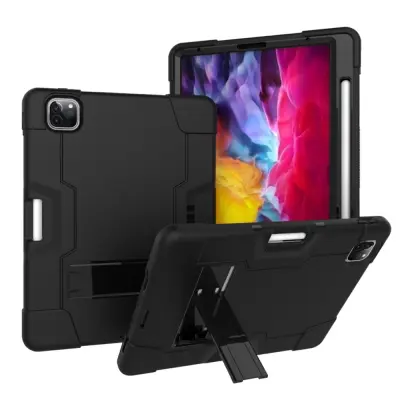 Trolsk Shock Proof Hybrid Case (iPad Pro 12,9) - Svart