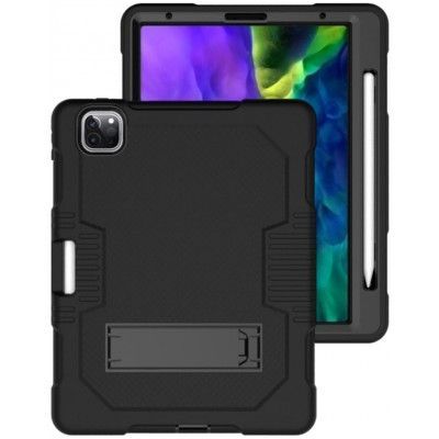 Trolsk Shock Proof Silicone Case (iPad Pro 12,9) - Svart