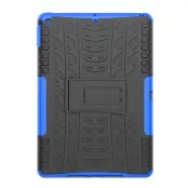 Anti-slip Hybridskal med Stativ för iPad 10.2"2019 - Svart/Blå