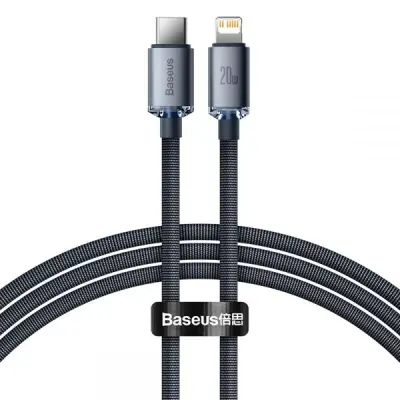 Baseus Crystal Shine USB-C till Lightning kabel PD 20W 1.2m