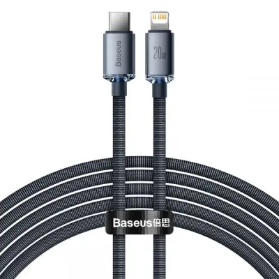Baseus Crystal Shine USB-C till Lightning kabel PD 20W 2m