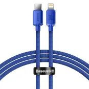 Baseus Crystal USB-C till Lightning kabel 20W 1.2m - Blå