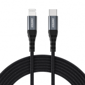 Choetech USB-C Till Lightning MFi Kabel 3m - Svart