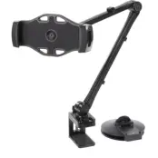 Deltaco 2-in-1 bordsstativ (iPhone/iPad) - Vit