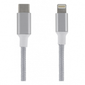EPZI USB-C till Lightning 2 m (Silver)