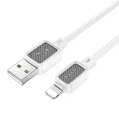 Hoco USB-A - Lightning 2.4A Kabel 1m X108 - Vit