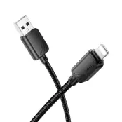 HOCO USB-A - Lightning 2.4A Kabel 1m X113 - Svart