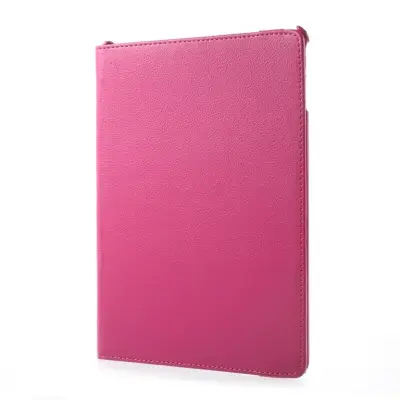 iPad 9.7 (2017/2018/Air/Air2) Fodral Litchi - Rosa