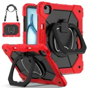 iPad Air 13(2025/2024) Mobilskal Kickstand - Röd/Svart