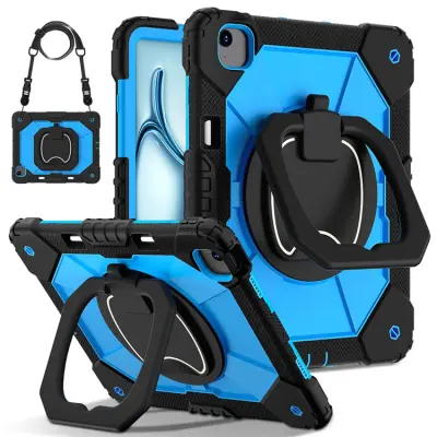 iPad Air 13(2025/2024) Skal Kickstand - Svart/Blue