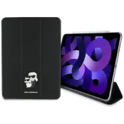 Karl Lagerfeld iPad Air 11 (2024) Fodral Saffiano Magnetic - Svart