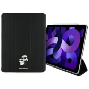 Karl Lagerfeld iPad Air 13 (2024) Fodral Saffiano Magnetic - Svart