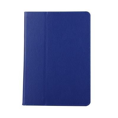 Litchi läderfodral med ram till iPad 9.7 2017. Mörkblå