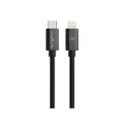 Maxlife USB-C - Lightning Kabel 2 m 27W - Svart