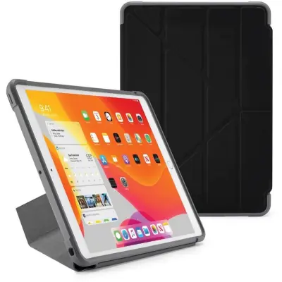 Pipetto Origami Shield (iPad 10,2) - Marinblå