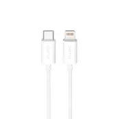 Puro USB-C - Lightning 20W Kabel 2m TPE - Vit