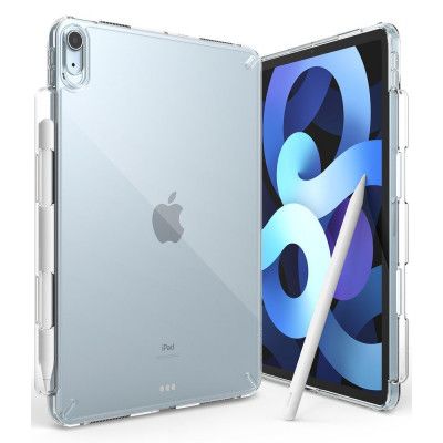 Ringke Fusion Härdt Glas TPU Bumper iPad Air 2020 - Transparent