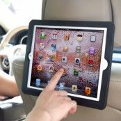 Rock väska till iPAD 1/2/3 med bilmontering - Svart