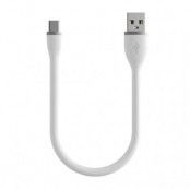 Satechi Flexibel USB-C-kabel - 25 cm Vit