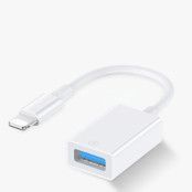 SiGN Lightning till USB Kamera Adapter - Vit