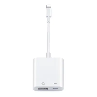 SiGN Lightning&USB Kamera Adapter 5V 1A - Vit