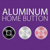 Spigen Aluminium Homebuttons till iPhones och iPads - Svart/Silver/Rosa